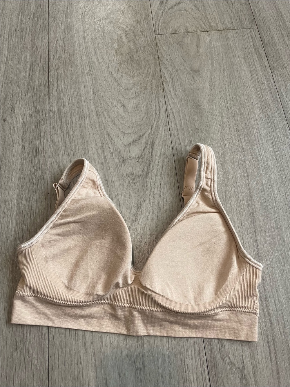 Felina Beige Soft Wireless Everyday Bra
